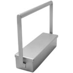 Abgeschirmter Spritzenträger aus Edelstahl 1.4301 mit Tragegriff – MNT Kwint Int, erhältlich mit 3 mm oder 6 mm Bleiabschirmung